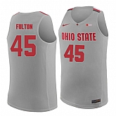 Ohio State Buckeyes #45 Connor Fulton Gray College Basketball Jersey Dzhi,baseball caps,new era cap wholesale,wholesale hats